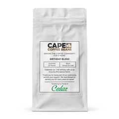 Cape Coffee Beans birthday blend bag roasted by Cedar second image