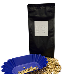 Costa Rica Rivense Caturra Honey green bag with beans