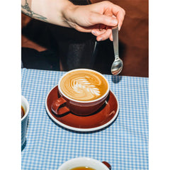 ACME Classic Range Weka cup & saucer latte art