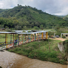 Colombia El Puente Micromill footbridge