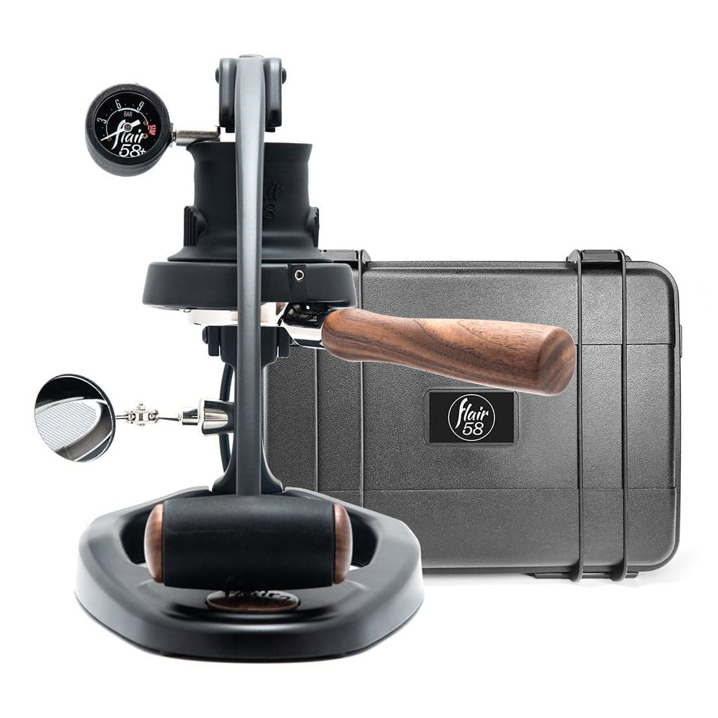 Flair 58 Plus Espresso Maker w/ Travel Case Cape Coffee Beans