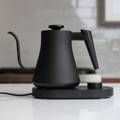 Flair Cafe Kettle From Side On Counter