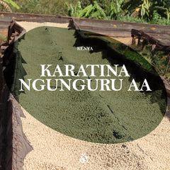 And Sons origin card for Origin Karatina Ngunguru AA coffee