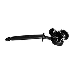 Group head cleaning brush for espresso machines with 58 mm portafilters