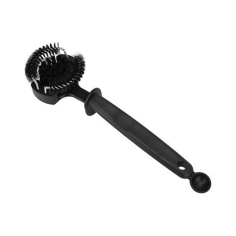 Group head cleaning brush for espresso machines with 58 mm portafilters