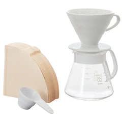 Hario V60 Coffee Dripper 02 Bundle