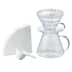 hario v60 kit in glass/pct resin