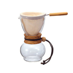 Product image of Hario Drip Pot Woodneck cloth filter coffee brewer