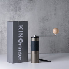 KINGrinder K1 Manual Coffee Grinder with box and brush