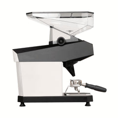 La Marzocco Swan espresso grinder fully turned