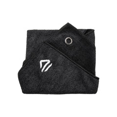Antibacterial microfiber barista cloth with eyelet and Lelit branding
