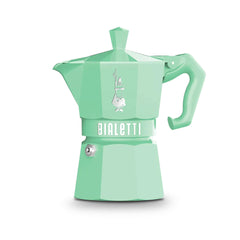 Bialetti Moka Colour Exclusive Green 3 cup stovetop coffee maker