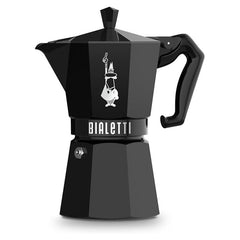 Bialetti Moka Colour Exclusive Black 6 cup stovetop coffee maker