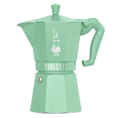 Bialetti Moka Colour Exclusive Green 6 cup stovetop coffee maker