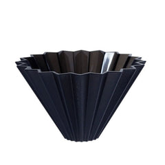 Origami pour over coffee dripper m black