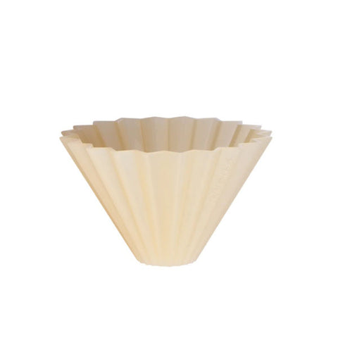 Origami pour over coffee dripper s beige