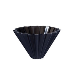 Origami pour over coffee dripper s black