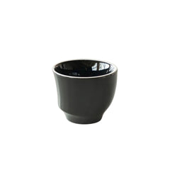 Black Origami Sensory Asymmetry Cup