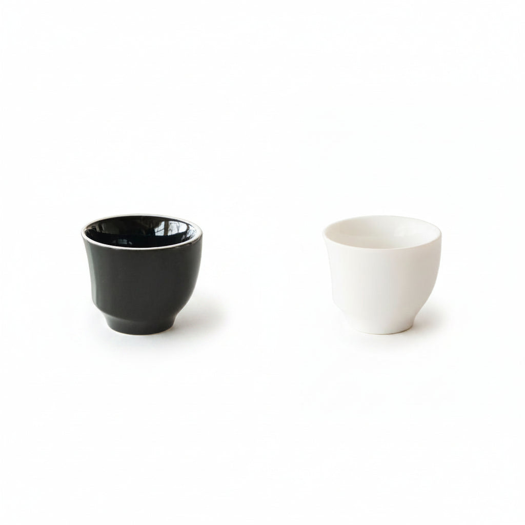 Black and white Origami Sensory Asymmetry Cups