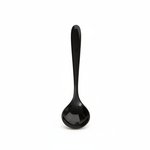 Black Origami ceramic cupping spoon
