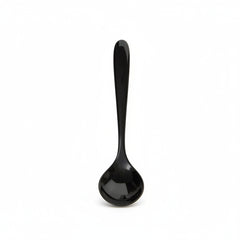 Black Origami ceramic cupping spoon