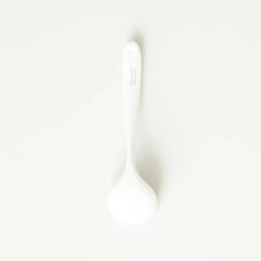White Origami ceramic cupping spoon