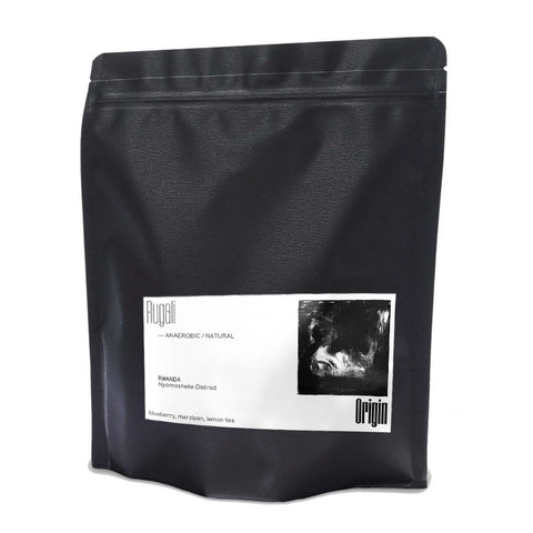 Origin Rwanda Rugali anaerobic natural coffee beans bag