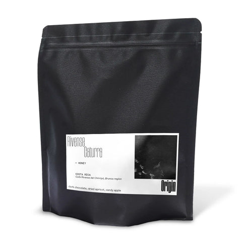 Bag of Origin Coffee Roasting single-origin Costa Rica Rivense Caturra coffee 