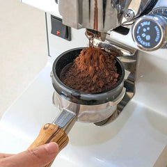 Presso espresso dosing collar under grinder