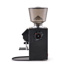 Black Presso W64 Enzo Grind-by-Weight Espresso Grinder left view