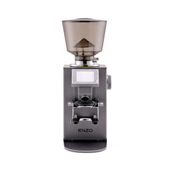 Silver Presso W64 Enzo Grind-by-Weight Espresso Grinder front view