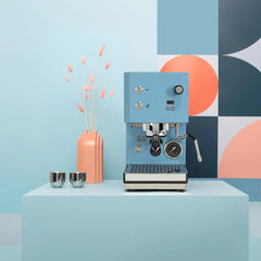 Profitec GO 2.0 blue lifestyle scene