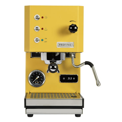 Profitec GO Espresso Machine yellow front