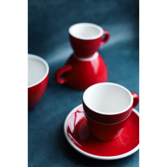 ACME Classic rata demitasse, tulip, flat white & mighty cups