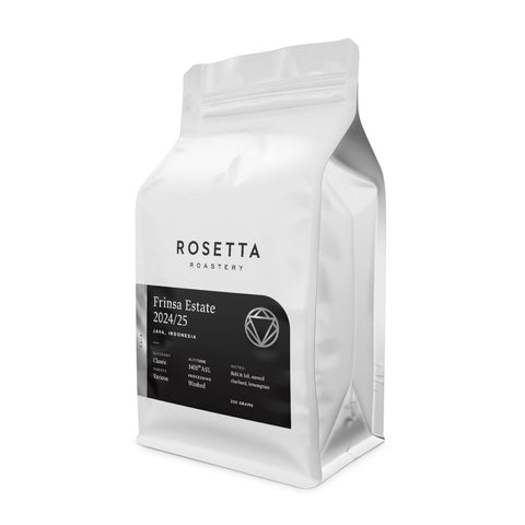 Rosetta Roastery Frinsa Estate 2025 bag of coffee