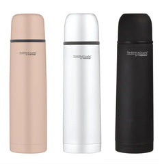 thermos thermocafe travel coffee flasks all in a row