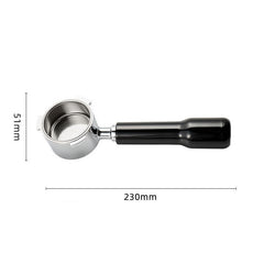 Measurements of Tough Bottomless 51mm Portafilter 3-Ear