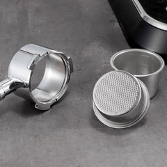 Tough Coffee Double Espresso Filter Basket with 3-wing portafilter