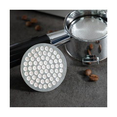 Tough Coffee Single-Layer Puck Screen (51mm & 54mm) with portafilter