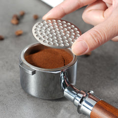 Tough Coffee Single-Layer Puck Screen (51mm & 54mm) with portafilter