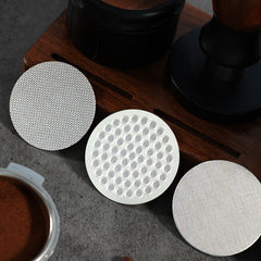 Tough Coffee Single-Layer Puck Screen (51mm & 54mm) with portafilter