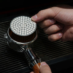 Tough Coffee Single-Layer Puck Screen (51mm & 54mm) with portafilter
