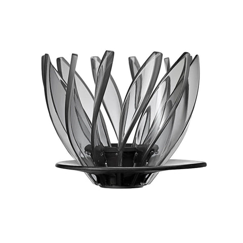 Hario V60 Suiren coffee dripper with black translucent ribs