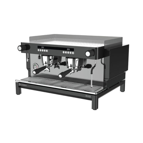 Crem EX3 2 Group Commercial Espresso Machine Black