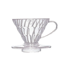 Hario V60 Pour-Over Coffee Dripper 01 Clear Plastic