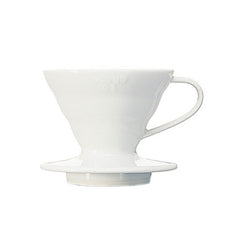 Hario V60 Pour-Over Coffee Dripper 01 White Ceramic