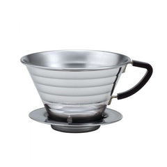 Kalita Wave 185 2-4 Cup Stainless Steel Pour-Over Dripper