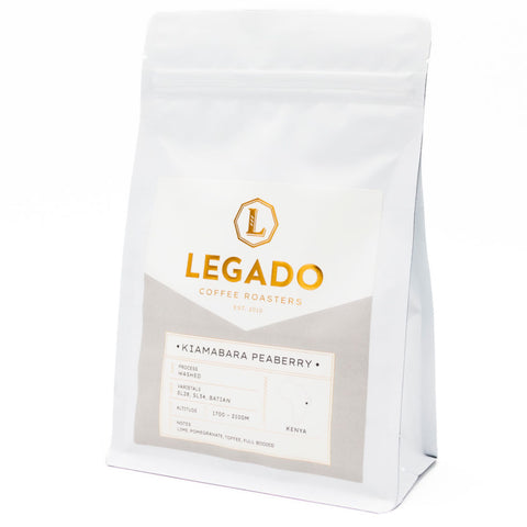 Legado Kenya Kiamabara Peaberry Coffee Beans 250g