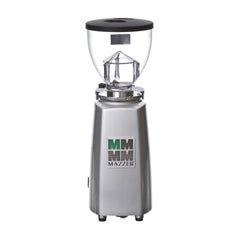 Mazzer Super Jolly Timer Espresso Grinder With Doser Timer Silver Back View