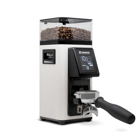 Rancilio Stile Coffee Grinder White Angle